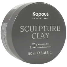 Глина для укладки волос нормальной фиксации «Sculpture Clay» серии “Styling”"  Kapous 100мл