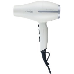 Фен DEWAL EXCEPTION Compact 2200 белый, компактный 2200 Вт, ионизация, 2 насадки, провод 3м