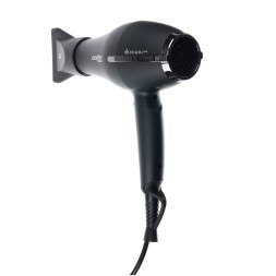 Фен DEWAL EXCEPTION Compact 2200 черный, компактный 2200 Вт, ионизация, 2 насадки, провод 3м