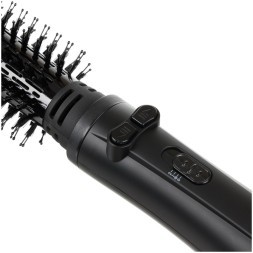 Фен-щетка DEWAL PRO AIR SHINE, черная, 1200Вт, 2 насадки: 38мм, 50 мм, провод 3м